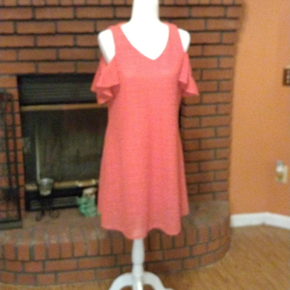 Coral Always Indigo lace dress